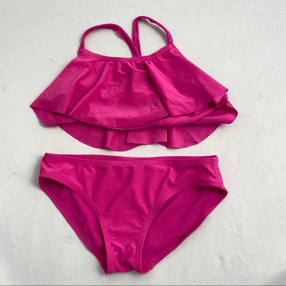 Old Navy hot pink bikini L=10-12